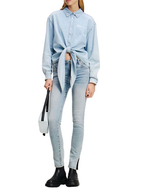 Camicia donna in denim Karl Lagerfeld jeans | A2W11021356